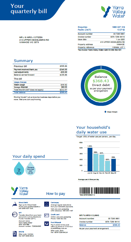  Minol USA business utility bill 